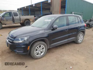 2013 Volkswagen Tiguan S with VIN WVGBV3AX0DW622264, listed as a Copart auction lot 53212235 with 179,266 mi miles and Salvage title. Bid and sale history available at DreamBid. Image 1.