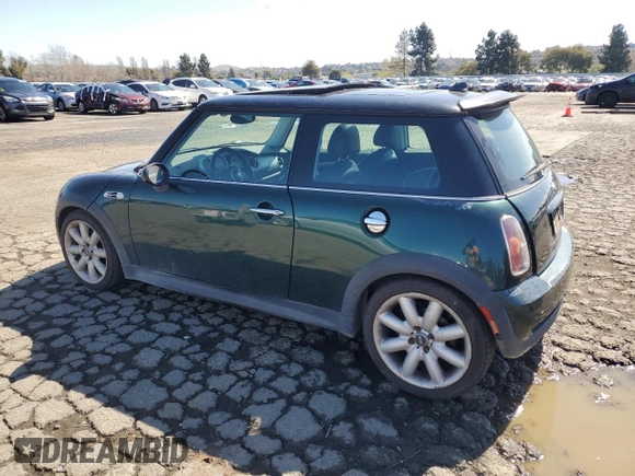 2003 MINI Hardtop S with VIN WMWRE33473TD67280, listed as a Copart auction lot 49298995 with Not Provided miles and Salvage Title. Bid and sale history available at DreamBid. Image 2.
