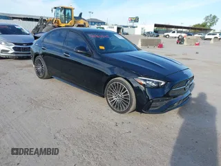 2023 Mercedes-Benz C 300 with VIN W1KAF4GB6PR106658, listed as a IAAI auction lot 40964845 with 29,552 mi miles and . Bid and sale history available at DreamBid. Image 1.