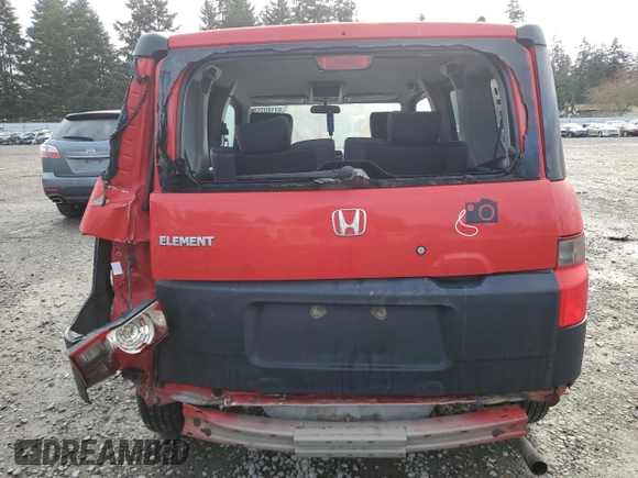 2006 Honda Element EX with VIN 5J6YH28626L020915, listed as a Copart auction lot 51180255 with 225,580 mi miles and Salvage Title. Bid and sale history available at DreamBid. Image 6.