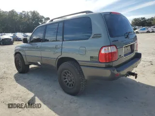 2002 Lexus LX 470 z VIN JTJHT00W723514716, wystawiony jako Copart lot #42646295 z przebiegiem 188 817 mil mil oraz Szkoda całkowita • Salvage title. Historia ofert i sprzedaży dostępna na DreamBid. Obrazek 2.