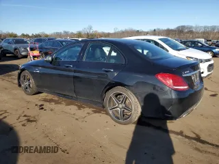 2016 Mercedes-Benz C 450 AMG with VIN 55SWF6EB8GU142712, listed as a Copart auction lot 47525155 with 118,110 mi miles and Salvage Title. Bid and sale history available at carsss.com. Image 2.