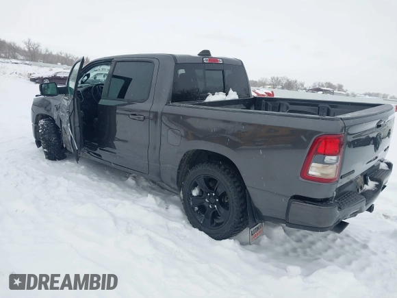 2020 Ram 1500 Big Horn with VIN 1C6SRFFT2LN182740, listed as a IAAI auction lot 41516660 with 86,489 mi miles and . Bid and sale history available at DreamBid. Image 3.