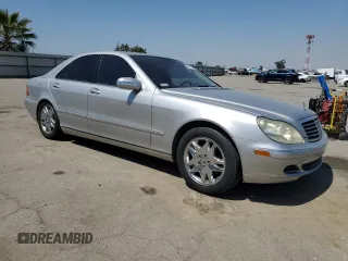 2006 Mercedes-Benz S 350 with VIN WDBNF67J96A476996, listed as a Copart auction lot 52596595 with Not Provided miles and Salvage Title. Bid and sale history available at DreamBid. Image 4.