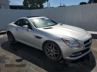 2015 Mercedes-Benz SLK 250 z VIN WDDPK4HA5FF099715, wystawiony jako Copart lot #46414085 z przebiegiem 63 532 mil mil oraz Czysty tytuł • Clean title. Historia ofert i sprzedaży dostępna na DreamBid. Obrazek 4.