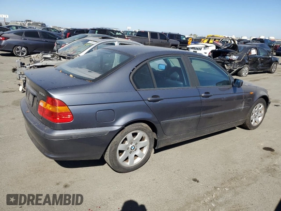 2002 BMW 3 Series 325i with VIN WBAEV33452KL75149, listed as a Copart auction lot 73056554 with 176,046 mi miles and Clean Title. Bid and sale history available at carsss.com. Image 3.