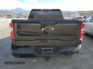 2022 Chevrolet Silverado 1500 Custom with VIN 3GCPABEKXNG501062, listed as a Copart auction lot 86687894 with 37,879 mi miles and Salvage Title. Bid and sale history available at DreamBid. Image 6.