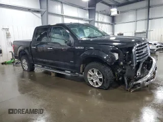 2015 Ford F-150 XLT with VIN 1FTEW1EGXFFB70128, listed as a Copart auction lot 50907155 with 152,504 mi miles and Salvage Title. Bid and sale history available at carsss.com. Image 4.