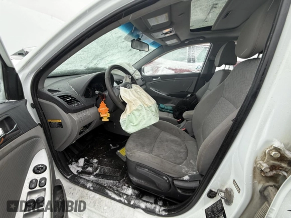 2013 Hyundai Accent GLS with VIN KMHCU4AE2DU415964, listed as a Copart auction lot 47972845 with 194,593 mi miles and Salvage Title. Bid and sale history available at carsss.com. Image 7.