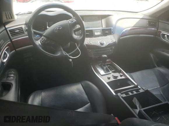 2012 Infiniti M35h Hybrid with VIN JN1EY1AP4CM910671, listed as a Copart auction lot 71308264 with 167,883 mi miles and Salvage Title. Bid and sale history available at carsss.com. Image 8.