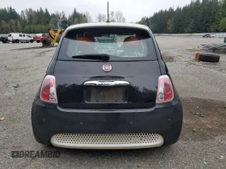 2014 FIAT 500e with VIN 3C3CFFGE6ET244735, listed as a Copart auction lot 74112064 with 52,226 mi miles and Salvage Title. Bid and sale history available at carsss.com. Image 6.