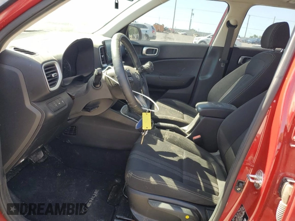 2022 Hyundai Venue SEL с VIN KMHRC8A30NU197849, выставлен на аукционе Copart как лот 56458475 с пробегом 45 236 миль миль и Списание • Salvage title. История ставок и продаж доступна на DreamBid. Изображение 7.