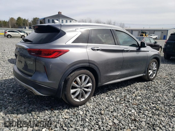 2020 Infiniti QX50 Essential z VIN 3PCAJ5M33LF108704, wystawiony jako Copart lot #49284725 z przebiegiem 45 691 mil mil oraz Szkoda całkowita • Salvage title. Historia ofert i sprzedaży dostępna na DreamBid. Obrazek 3.
