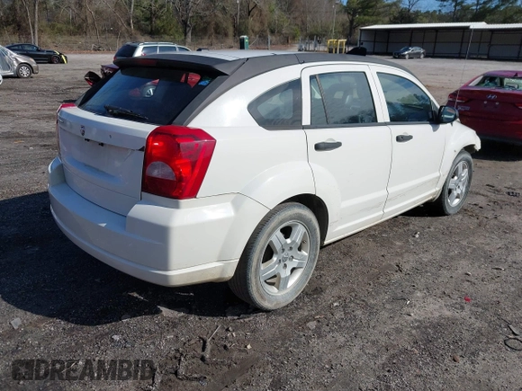 2008 Dodge Caliber SE with VIN 1B3HB28BX8D740658, listed as a IAAI auction lot 41595071 with 75,902 mi miles. Bid and sale history available at carsss.com. Image 4.