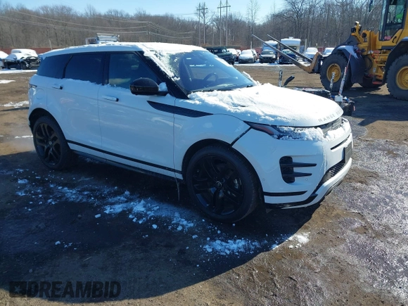 2020 Land Rover Range Rover Evoque R-Dynamic HSE z VIN SALZM2GX1LH115540, wystawiony jako IAAI lot #41386459 z przebiegiem 34 053 mil mil oraz . Historia ofert i sprzedaży dostępna na DreamBid. Obrazek 1.