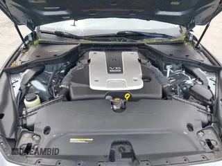 2015 Infiniti Q50 with VIN JN1BV7AR0FM392708, listed as a IAAI auction lot 41593006 with 109,066 mi miles. Bid and sale history available at carsss.com. Image 10.