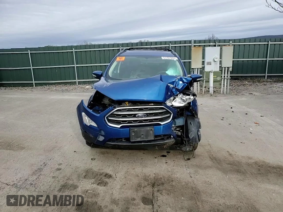 2019 Ford EcoSport SE with VIN MAJ3S2GE5KC264083, listed as a Copart auction lot 51707965 with 77,871 mi miles and Salvage Title. Bid and sale history available at DreamBid. Image 11.