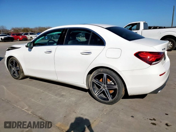 2021 Mercedes-Benz A 220 with VIN W1K3G4EB7MJ318357, listed as a Copart auction lot 47501735 with 54,204 mi miles and Clean Title. Bid and sale history available at DreamBid. Image 2.