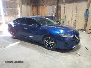 2021 Nissan Maxima SV with VIN 1N4AA6CV3MC509621, listed as a Copart auction lot 50556985 with 83,205 mi miles and Salvage title. Bid and sale history available at DreamBid. Image 4.