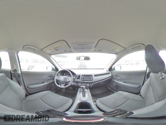 2021 Honda HR-V LX with VIN 3CZRU6H34MM747823, listed as a Copart auction lot 45028835 with 45,207 mi miles and Salvage Title. Bid and sale history available at carsss.com. Image 12.