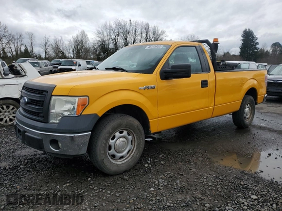 2013 Ford F-150 XL with VIN 1FTNF1CFXDKG00027, listed as a Copart auction lot 48748605 with 121,009 mi miles and Clean title. Bid and sale history available at DreamBid. Image 1.