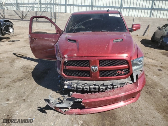 2014 Ram 1500 R/T with VIN 3C6JR6CT5EG105212, listed as a Copart auction lot 73028594 with 66,806 mi miles and Salvage Title. Bid and sale history available at carsss.com. Image 5.