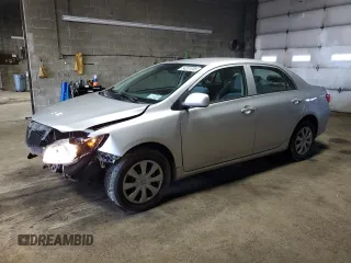 2009 Toyota Corolla with VIN JTDBL40E39J010838, listed as a Copart auction lot 54201045 with 75,290 mi miles and Salvage Title. Bid and sale history available at carsss.com. Image 1.