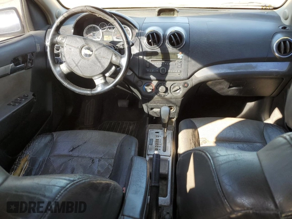 2009 Chevrolet Aveo 2LT with VIN KL1TG56E89B354608, listed as a Copart auction lot 47189715 with 167,563 mi miles and Salvage title. Bid and sale history available at DreamBid. Image 8.