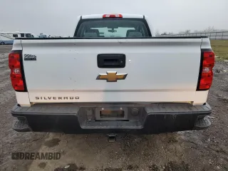 2018 Chevrolet Silverado 1500 Work Truck with VIN 1GCRCNEC3JZ330209, listed as a Copart auction lot 44795775 with 0 mi miles and Salvage Title. Bid and sale history available at carsss.com. Image 6.