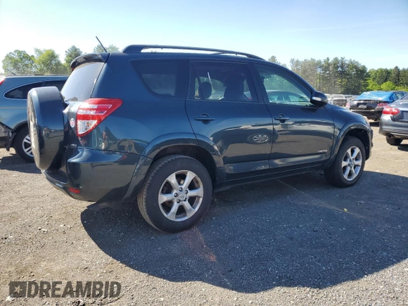 2010 Toyota RAV4 Limited with VIN 2T3DK4DVXAW032542, listed as a Copart auction lot 57050155 with 222,297 mi miles and Salvage title. Bid and sale history available at DreamBid. Image 3.