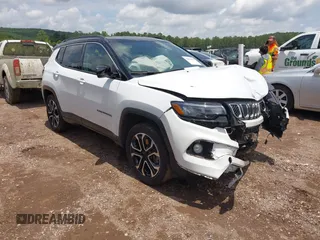2023 Jeep Compass (RED) Edition with VIN 3C4NJDCN7PT567207, listed as a IAAI auction lot 42642826 with 49,178 mi miles and . Bid and sale history available at DreamBid. Image 1.