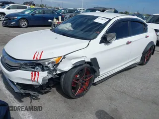 2016 Honda Accord Sport with VIN 1HGCR2F58GA067551, listed as a IAAI auction lot 41788303 with 101,033 mi miles and . Bid and sale history available at DreamBid. Image 17.
