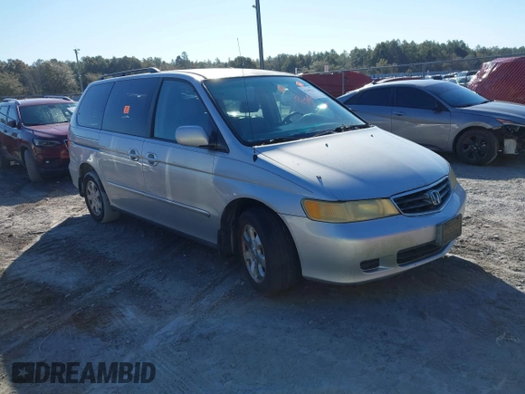 2004 Honda Odyssey EX-L with VIN 5FNRL189X4B012106, listed as a IAAI auction lot 41400222 with 229,674 mi miles and . Bid and sale history available at DreamBid. Image 1.
