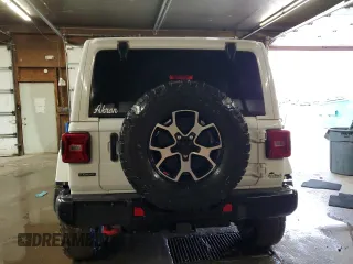 2021 Jeep Wrangler Unlimited Rubicon with VIN 1C4JJXFM2MW633915, listed as a Copart auction lot 52972625 with 78,355 mi miles and Salvage Title. Bid and sale history available at carsss.com. Image 6.