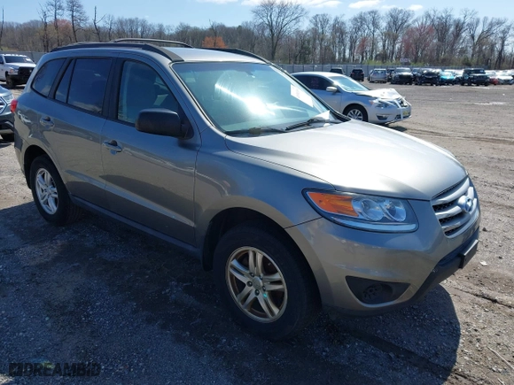 2012 Hyundai Santa Fe GLS with VIN 5XYZG3AB3CG101245, listed as a IAAI auction lot 41938369 with 191,385 mi miles. Bid and sale history available at carsss.com. Image 1.