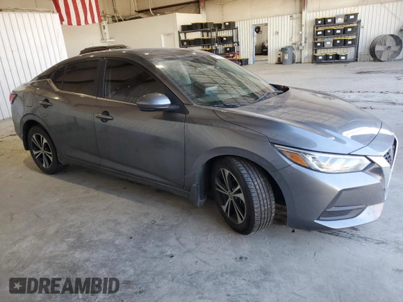 2020 Nissan Sentra SV with VIN 3N1AB8CV6LY268858, listed as a Copart auction lot 42423155 with 92,426 mi miles and Salvage Title. Bid and sale history available at carsss.com. Image 4.