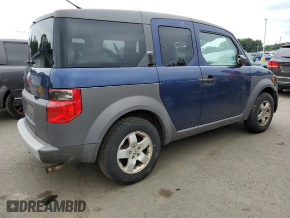 2003 Honda Element EX with VIN 5J6YH28573L042542, listed as a Copart auction lot 62271825 with 219,823 mi miles and Salvage title. Bid and sale history available at DreamBid. Image 3.