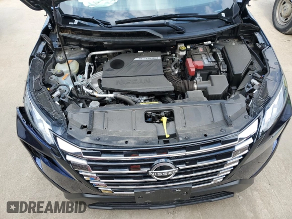 2025 Nissan Rogue SV with VIN 5N1BT3BA3SC802434, listed as a Copart auction lot 54752515 with 9,884 mi miles and Clean Title. Bid and sale history available at DreamBid. Image 12.