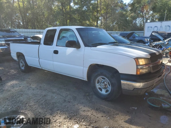 2004 Chevrolet Silverado 1500 Work Truck with VIN 1GCEC19V14E167476, listed as a Copart auction lot 84179414 with 0 mi miles and Salvage Title. Bid and sale history available at carsss.com. Image 4.