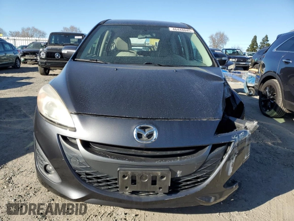 2015 Mazda 5 Touring with VIN JM1CW2CL0F0189125, listed as a Copart auction lot 46448045 with 103,885 mi miles and Salvage Title. Bid and sale history available at carsss.com. Image 5.