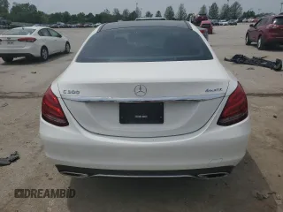 2015 Mercedes-Benz C 300 Luxury with VIN 55SWF4KB2FU093109, listed as a Copart auction lot 56883575 with 117,687 mi miles and Salvage title. Bid and sale history available at DreamBid. Image 6.