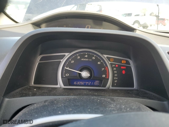 2010 Honda Civic Cpe LX with VIN 2HGFG1B67AH520112, listed as a Copart auction lot 48316355 with 163,092 mi miles and Salvage Title. Bid and sale history available at carsss.com. Image 9.