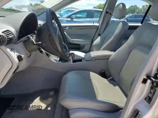 2004 Mercedes-Benz C 230 Kompressor with VIN WDBRF40J14A646877, listed as a Copart auction lot 64629375 with 62,521 mi miles and Salvage title. Bid and sale history available at DreamBid. Image 7.