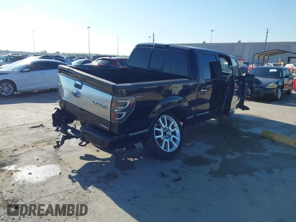 2011 Ford F-150 XL with VIN 1FTFW1CF3BFA05868, listed as a IAAI auction lot 41878754 with 1 mi miles. Bid and sale history available at carsss.com. Image 4.