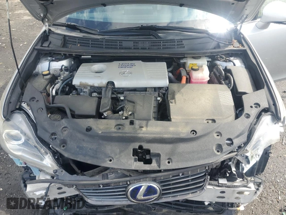 2012 Lexus CT 200h with VIN JTHKD5BH6C2089061, listed as a Copart auction lot 58827705 with 124,474 mi miles and Salvage title. Bid and sale history available at DreamBid. Image 11.