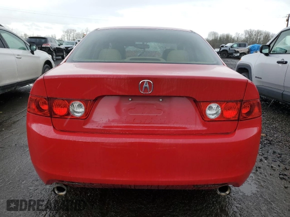 2004 Acura TSX w/Navigation with VIN JH4CL96904C040001, listed as a Copart auction lot 46000225 with 155,209 mi miles and Clean Title. Bid and sale history available at carsss.com. Image 6.