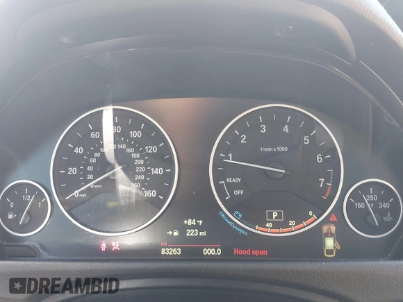 2015 BMW 3 Series 328i Gran Turismo xDrive with VIN WBA3X5C55FD561564, listed as a IAAI auction lot 39473768 with 83,263 mi miles and . Bid and sale history available at DreamBid. Image 7.