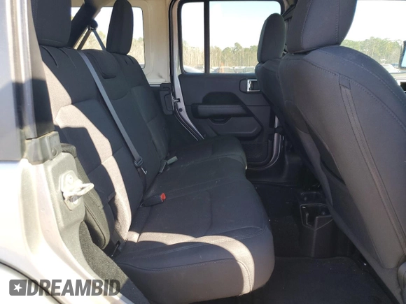 2019 Jeep Wrangler Unlimited Sahara with VIN 1C4HJXEN6KW600129, listed as a Copart auction lot 45814405 with 110,004 mi miles and Salvage Title. Bid and sale history available at carsss.com. Image 11.