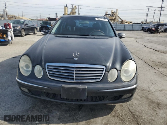 2004 Mercedes-Benz E-Class 5.0L with VIN WDBUF70JX4A500358, listed as a Copart auction lot 45217135 with 0 mi miles and Salvage Title. Bid and sale history available at carsss.com. Image 5.