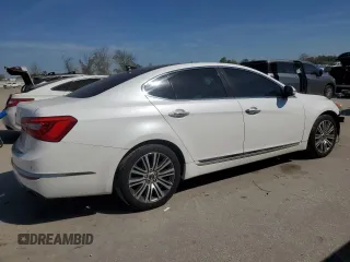 2014 Kia Cadenza Premium with VIN KNALN4D72E5148526, listed as a Copart auction lot 47541465 with 166,339 mi miles and Clean Title. Bid and sale history available at carsss.com. Image 3.
